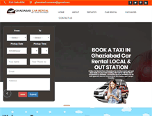 Tablet Screenshot of ghaziabadcarrental.com